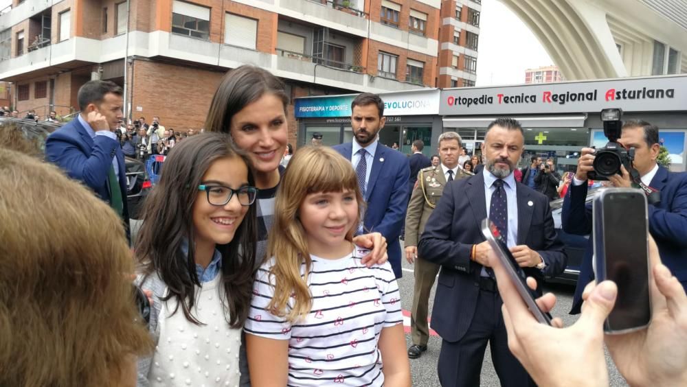 La reina Letizia inaugura el curso escolar en Oviedo