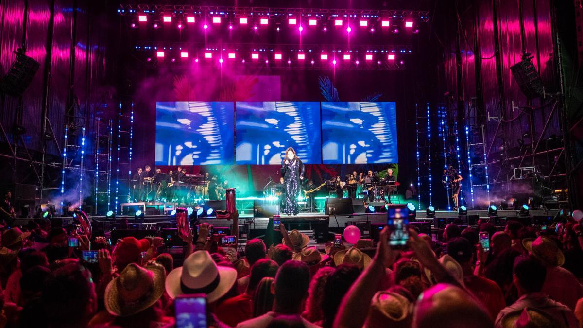 Gloria Estefan y Olga Tañón durante la anterior edición del Cook Music Fest