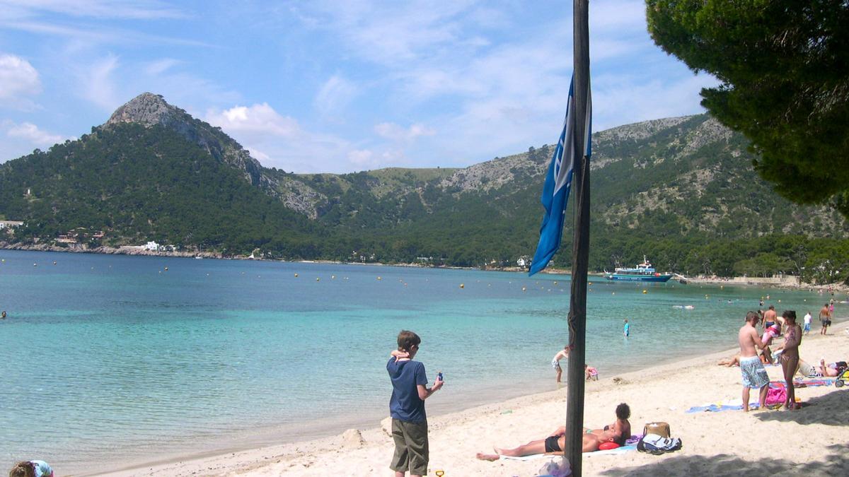 Playa de Formentor, en el municipio de Pollença