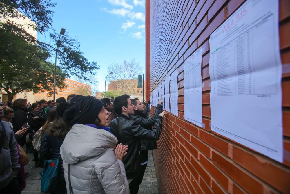 Examen de MIR y otras especialidades en Valencia