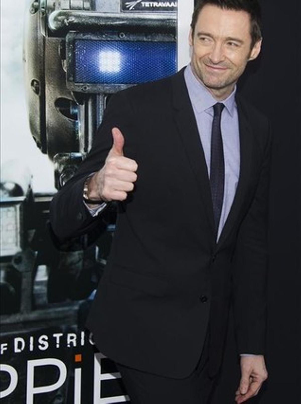 Hugh Jackman, a la presentació de ’Chappie’.