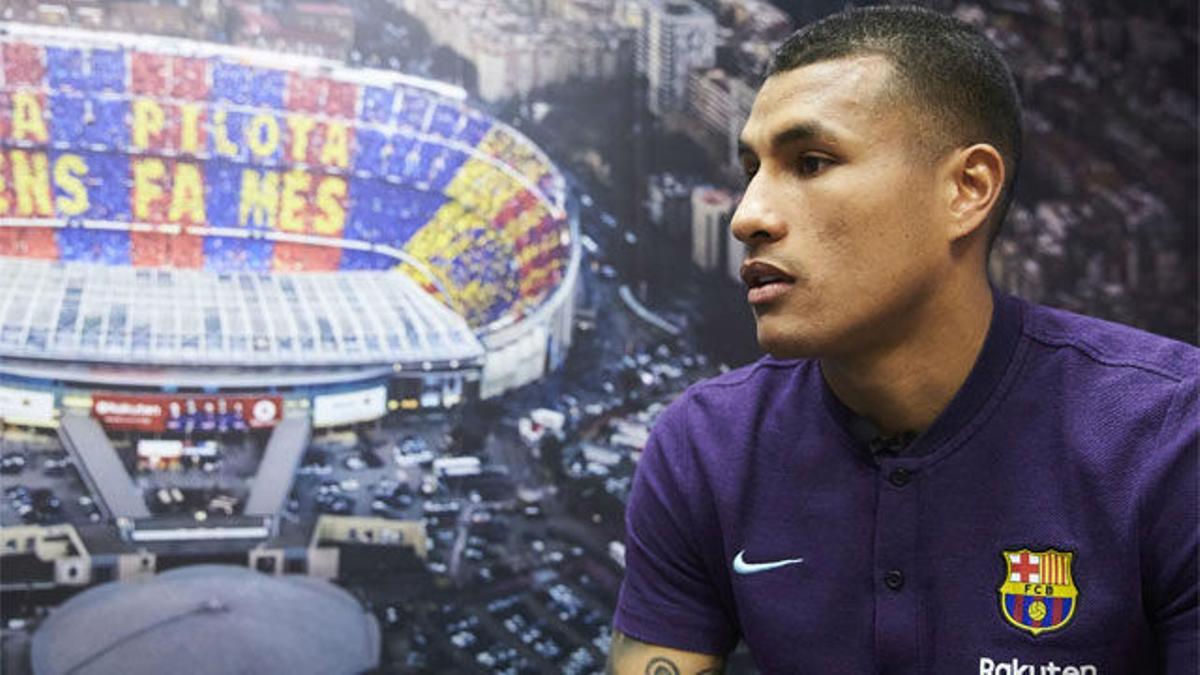 Murillo: Me quedé en shock cuando me llamó el Barça porque es el sueño de mi vida