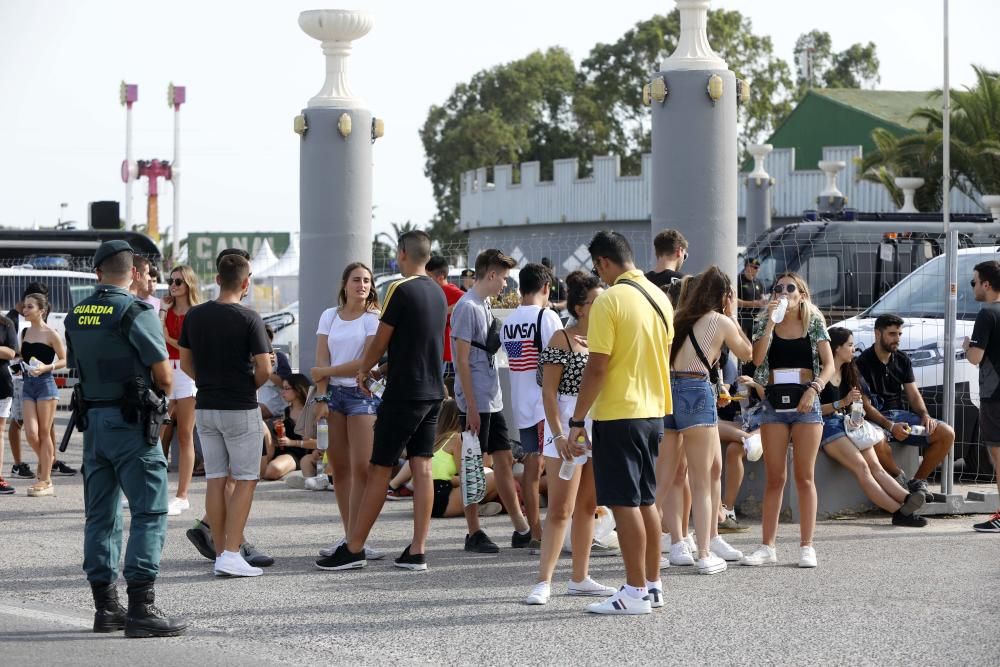 La Guardia Civil precinta el Marenostrum Festival