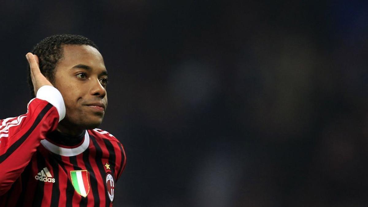 Robinho, en su etapa como jugador del Milan.