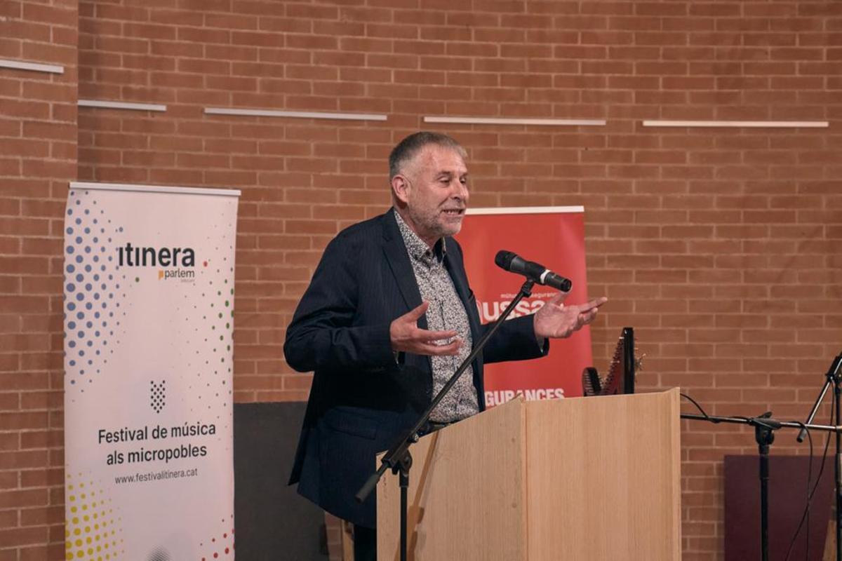 Marcel Marata, director del festival Itinera, durante la presentación de la cita.