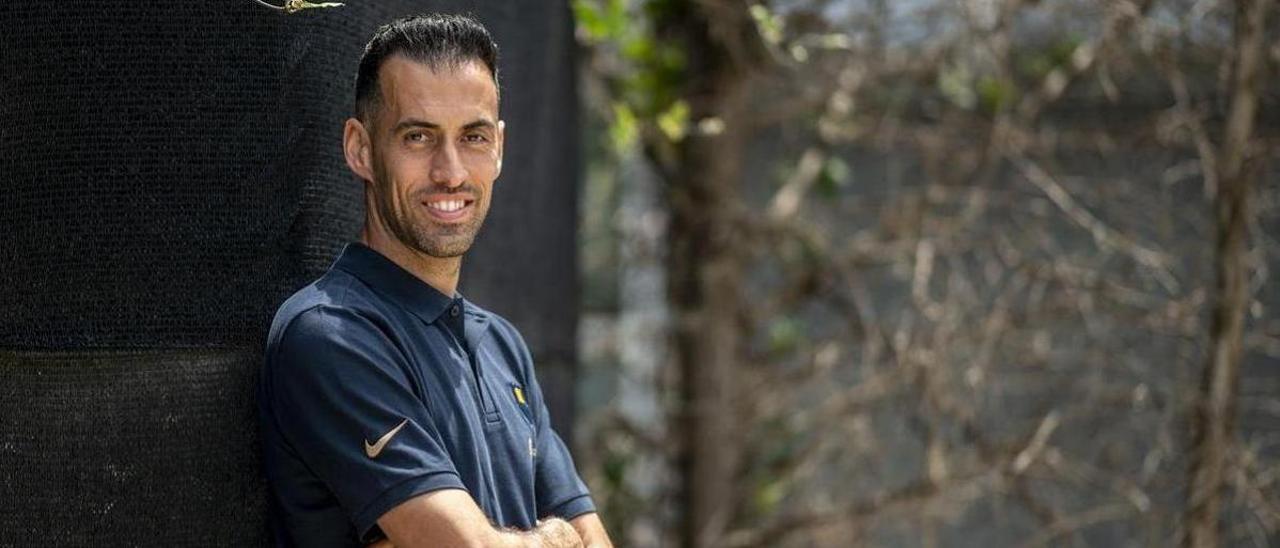 Sergio Busquets, jugador y capitán del FC Barcelona, fotografiado durante la entrevista con El Periódico de Cataluña.