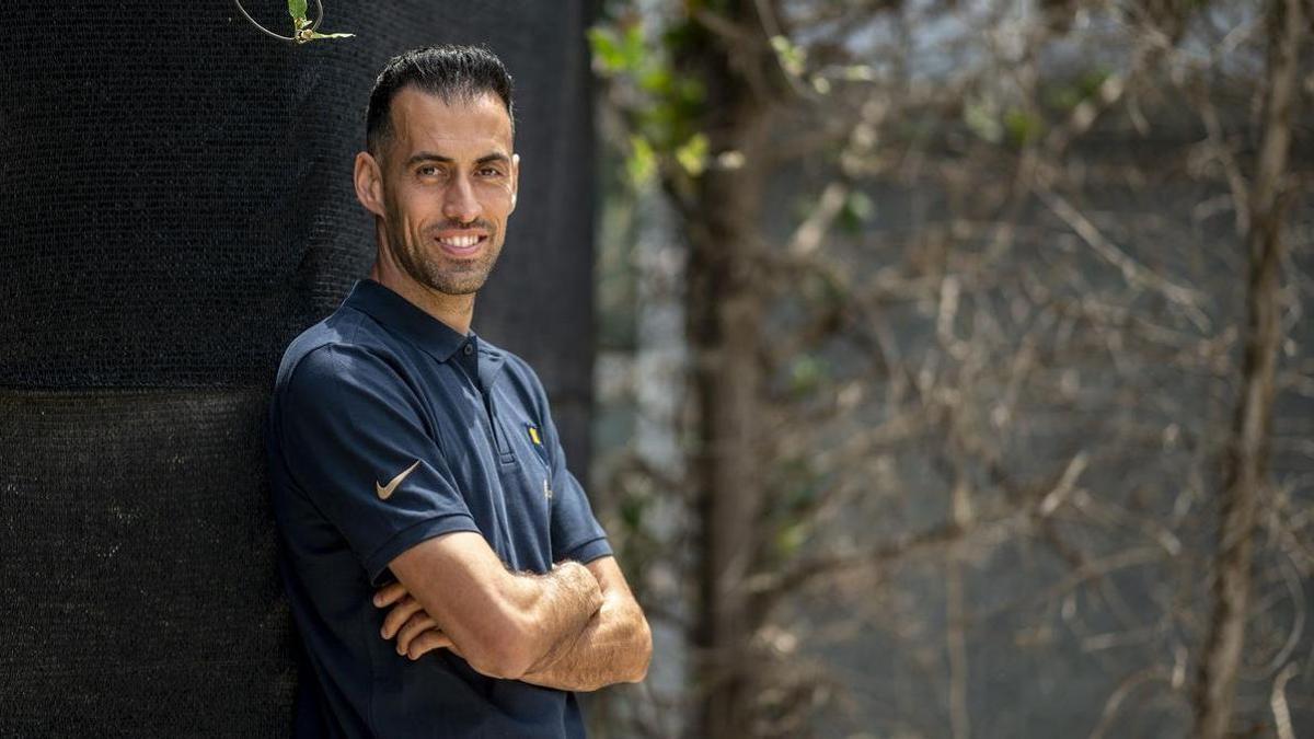 Sergio Busquets, jugador y capitán del FC Barcelona, fotografiado durante la entrevista con El Periódico de Cataluña.