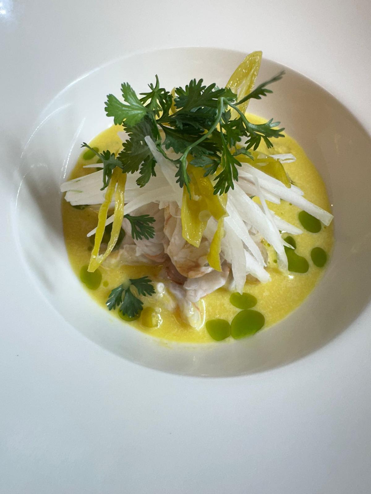 Aguachile de lubina