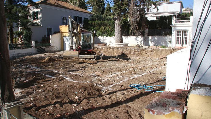 Solar de Villa Maya en El Limonar, la casa refugio de la Guerra Civil, demolida en abril por falta de protección arquitectónica.