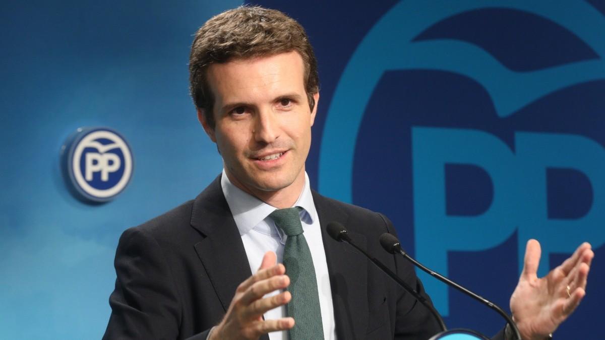 Pablo Casado, presidente del PP