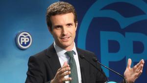 Pablo Casado, presidente del PP.