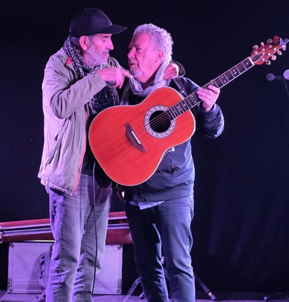 «Nuberu», durante una actuación.  |