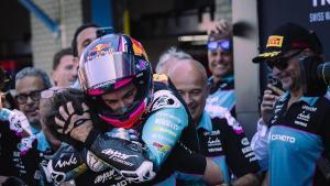 David Alonso reconoce haber sido, el domingo, en Assen, la persona más feliz de la tierra.