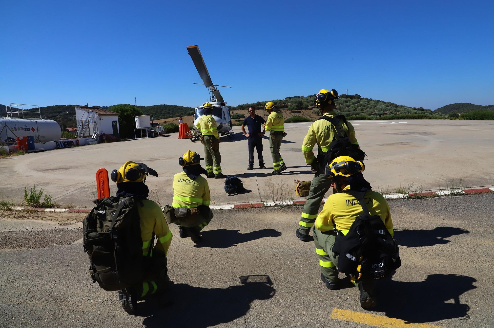 Infoca, alerta constante para mantener los incendios a raya