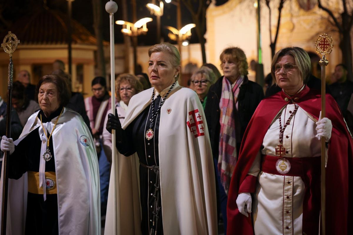 La presidenta de la asociación cofrade del Port de Sagunt.