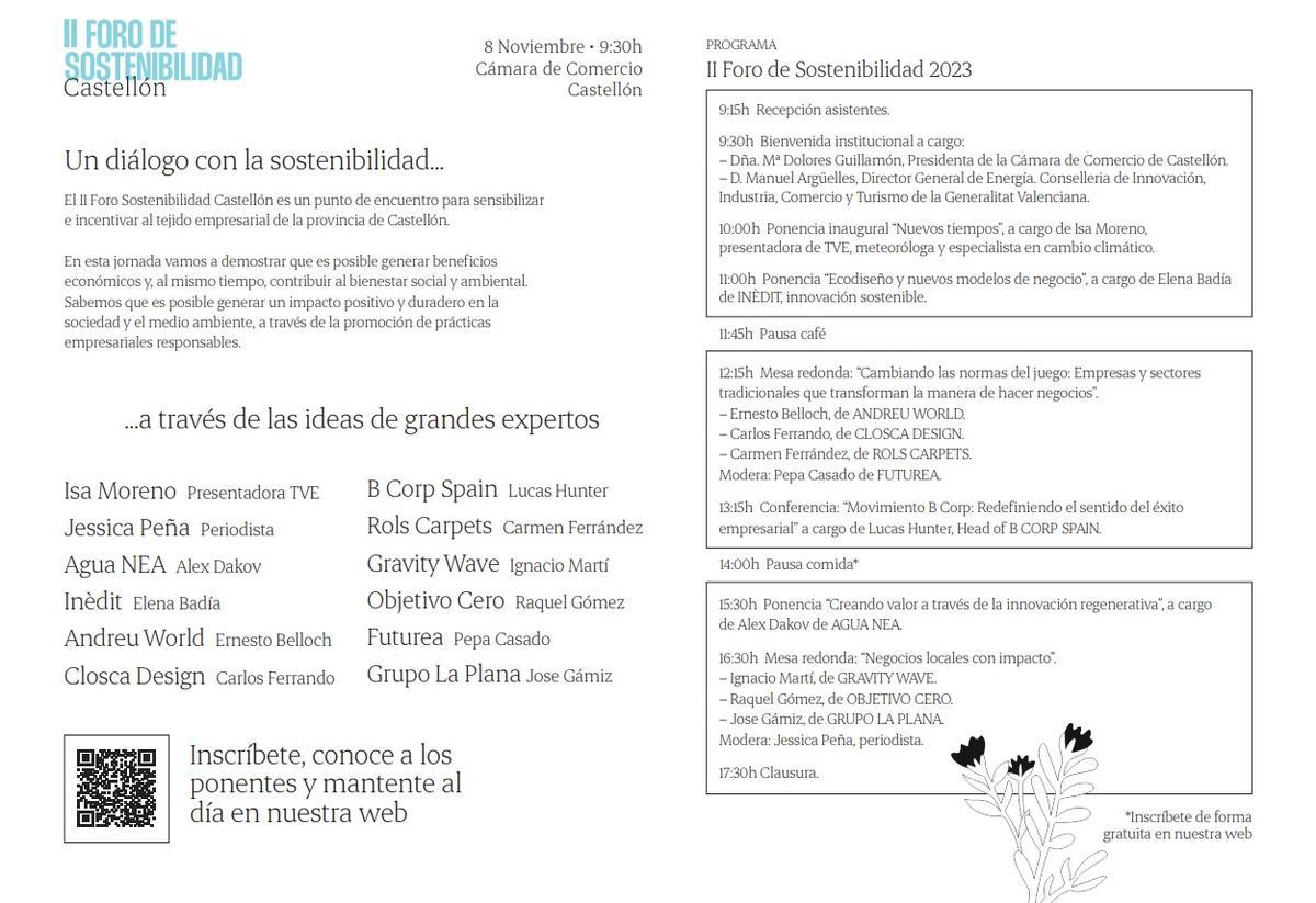 La jornada tendrá lugar el 9 de noviembre.