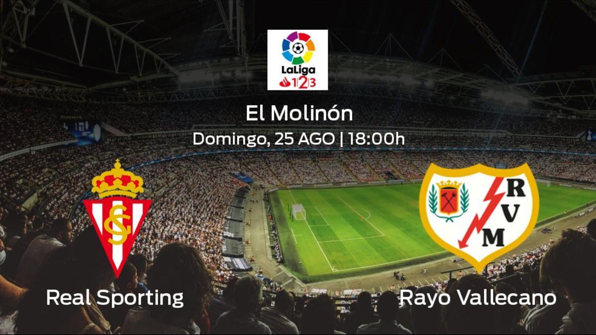 Jornada 2 de la Segunda División: previa del duelo Real Sporting - Rayo Vallecano