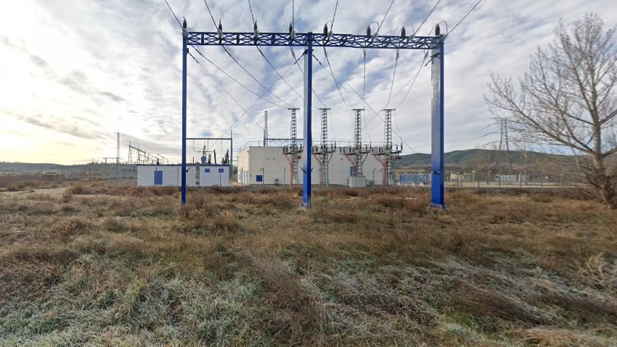 La subestación Terrer, cerca de Calatayud.