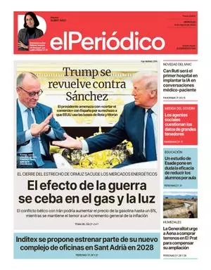 La portada de EL PERIÓDICO del 4 de marzo de 2026