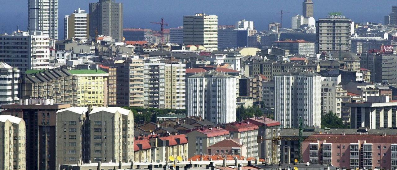 Edificios de viviendas en A Coruña.