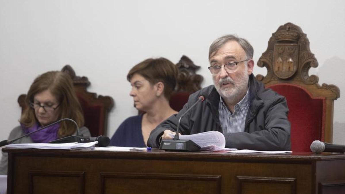 Andreu Salom, en un pleno, en una imagen de archivo.