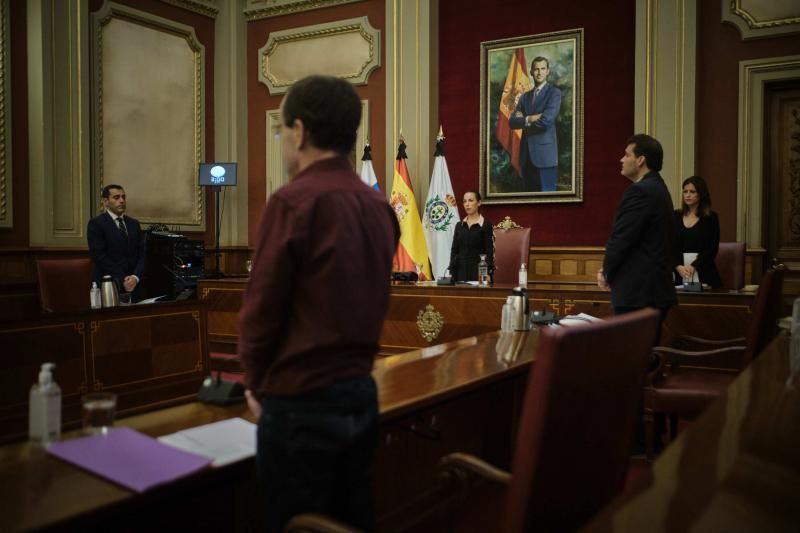 Pleno Sesión Ordinaria + Extraordinario Ayuntamiento de Santa Cruz de Tenerife  | 29/05/2020 | Fotógrafo: Andrés Gutiérrez Taberne