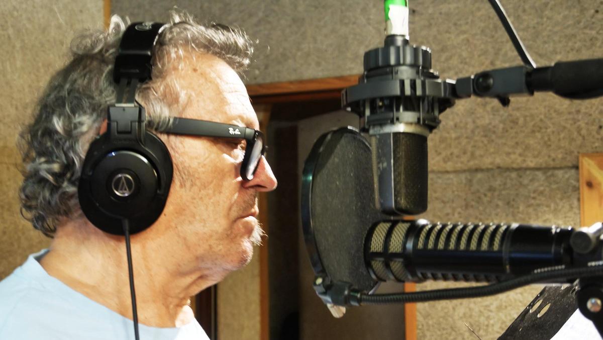 Lorenzo Santamaria, en la grabación de 'Una canción'