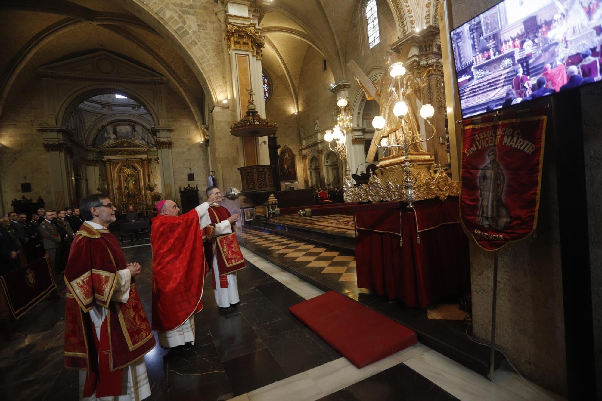 Misa en honor a San Vicente Mártir en la Catedral de València