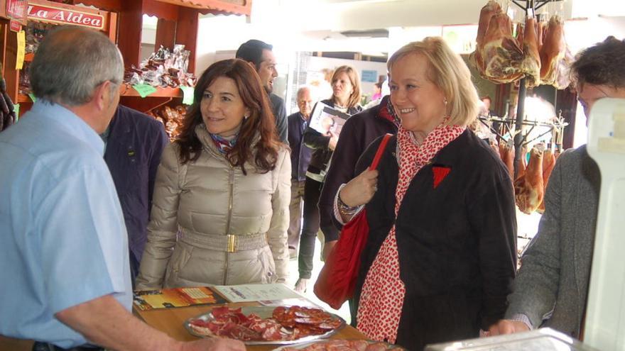 Mercedes Fernández y Carmen Maniega, en una imagen de archivo.