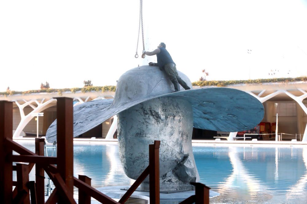 'La Pamela' de Valdés se despide de la Ciudad de las Artes y las Ciencias