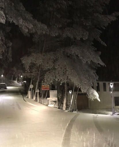 Die Gemeinde Escorca vermeldete ab Freitagabend Schnee.