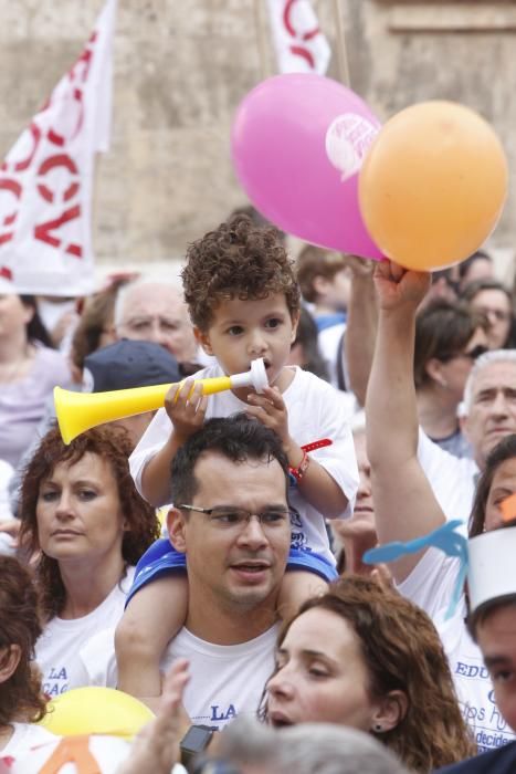 Manifestación de la concertada en Valencia