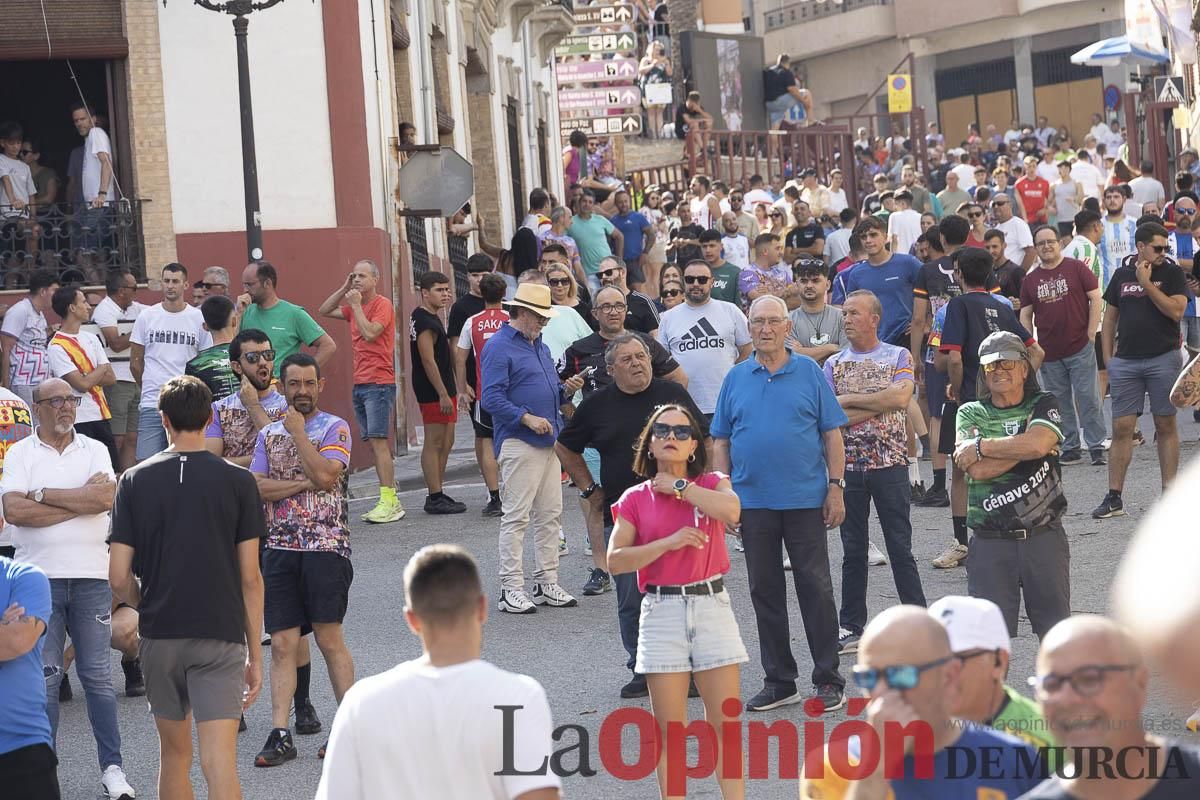 El segundo encierro de las Fiestas de Moratalla se salda con un herido