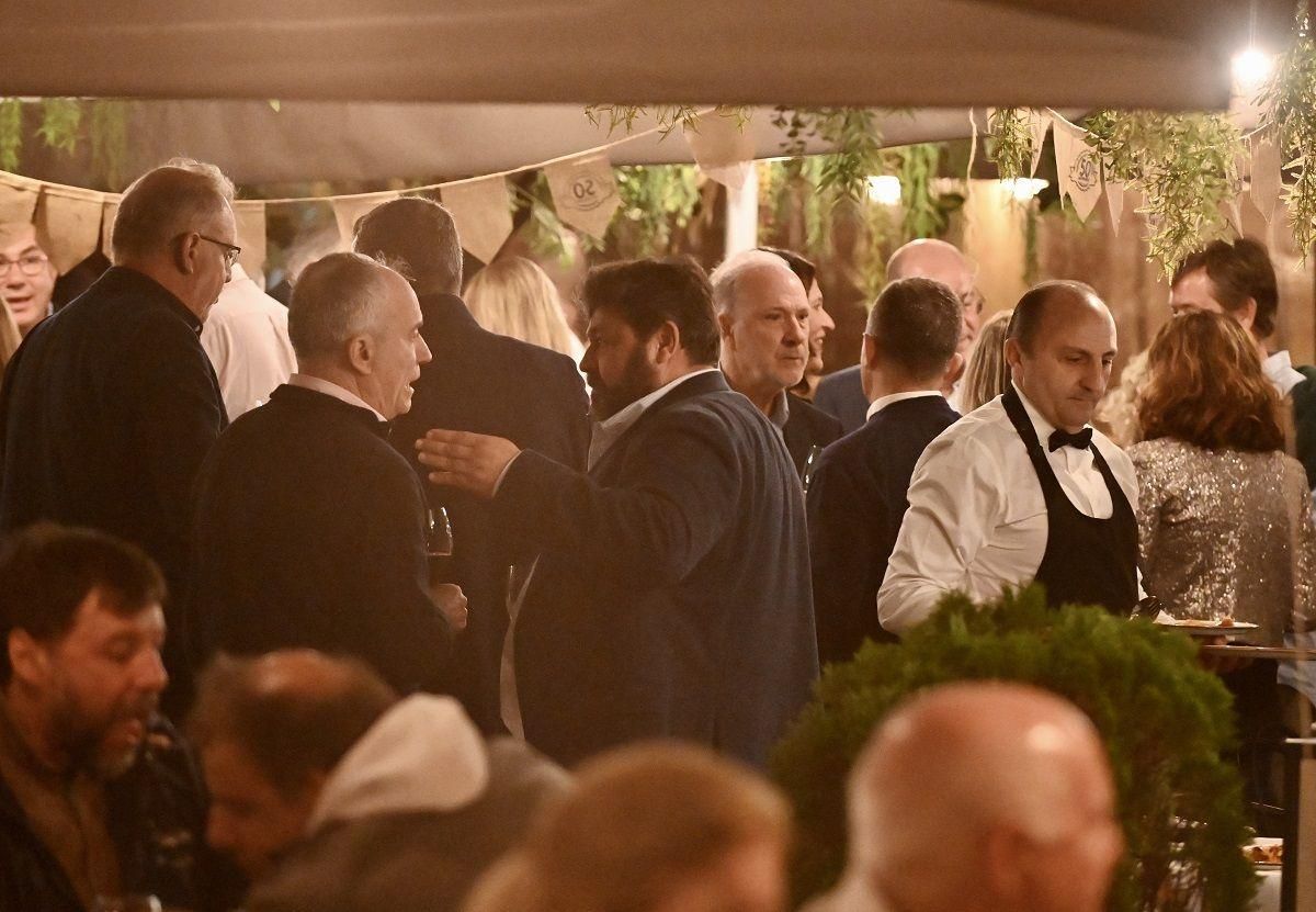 Ambiente en la celebración en Combarro