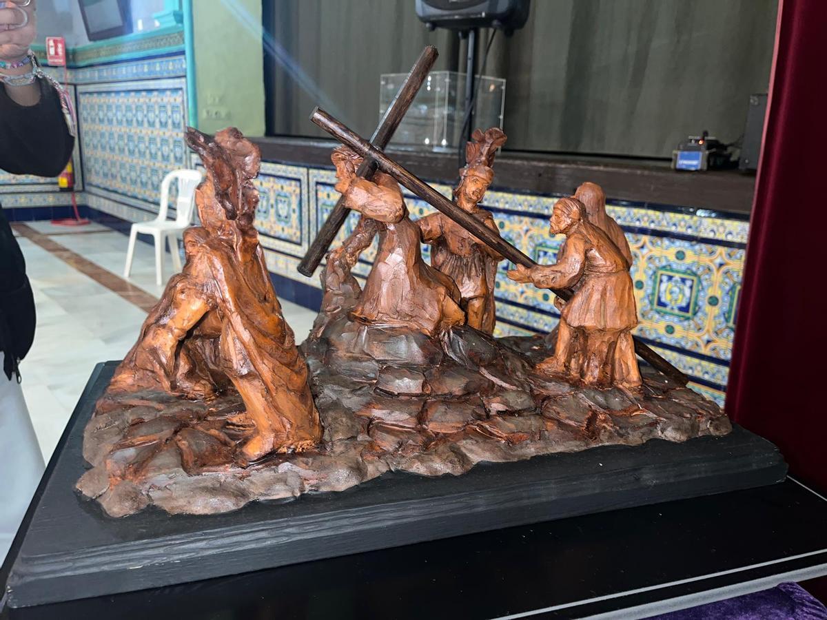 Boceto del futuro misterio del Señor de las Tres Caídas.