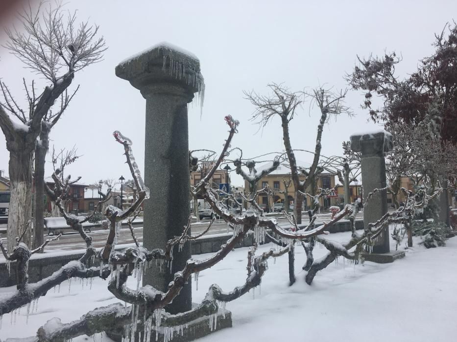 Nieve en Moraleja del Vino