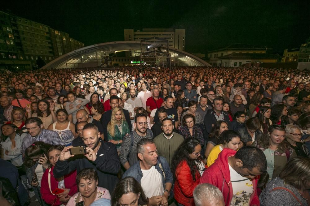 Concierto de Carlos Baute y Marta Sánchez en la Losa.