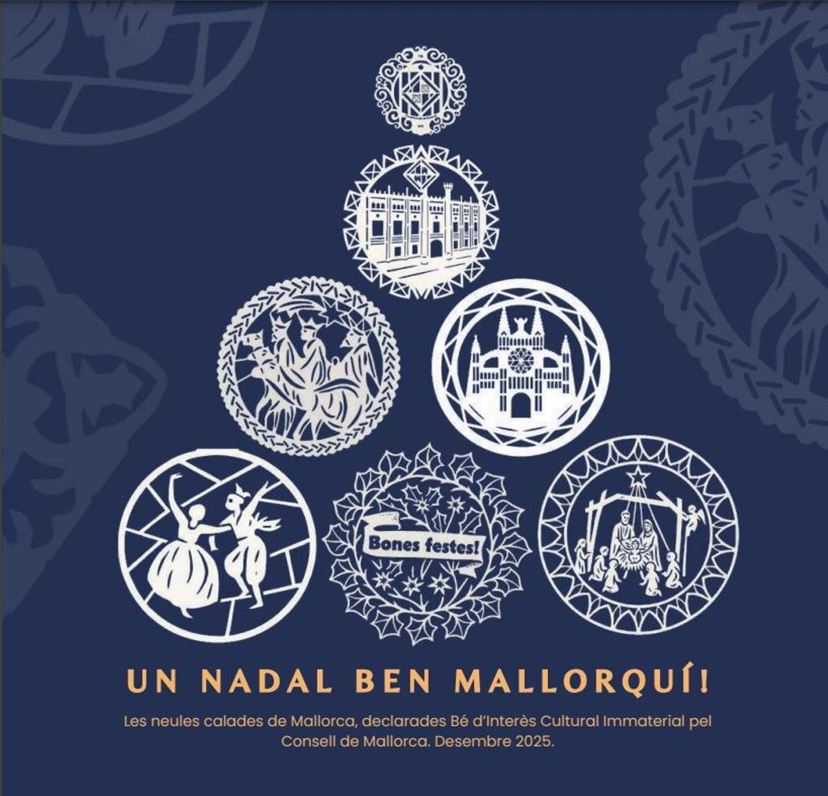 Cartel de Navidad del Consell de Mallorca.