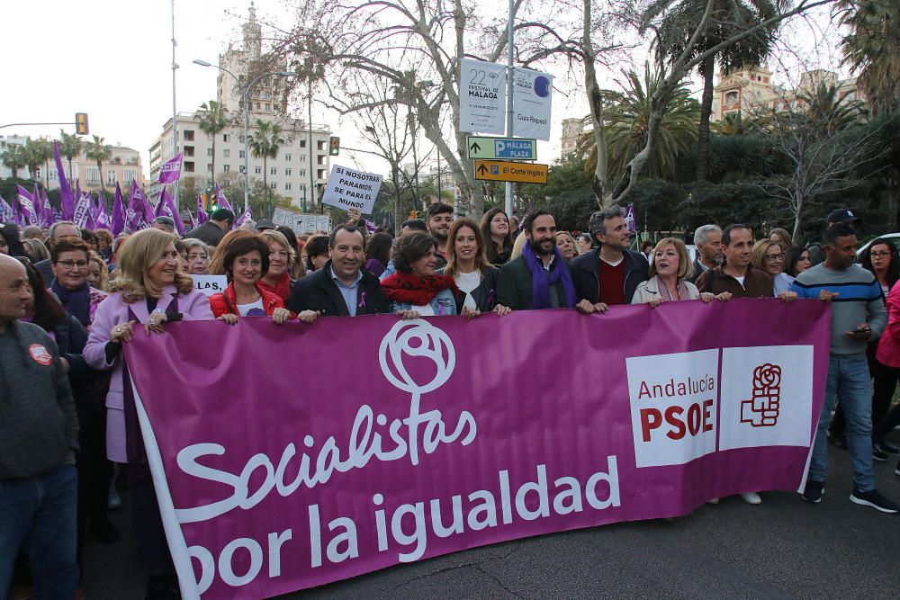 Manifestaciones por el 8M en Málaga