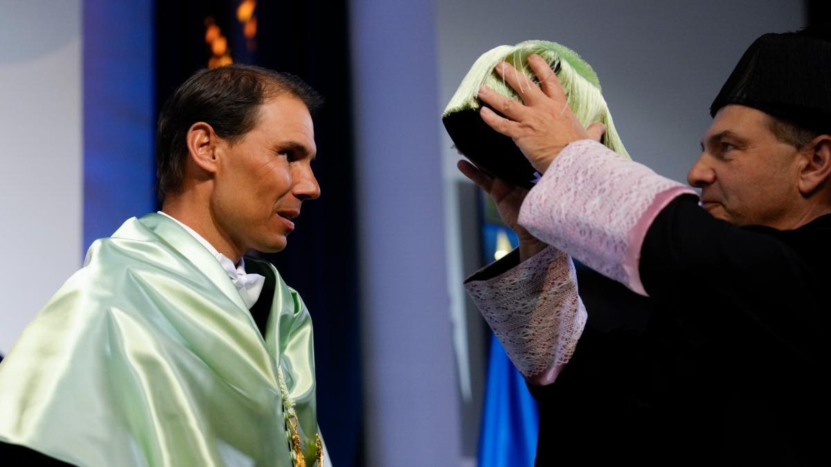 Rafa Nadal, investido doctor ‘honoris causa’ por la Universidad Politécnica de Madrid