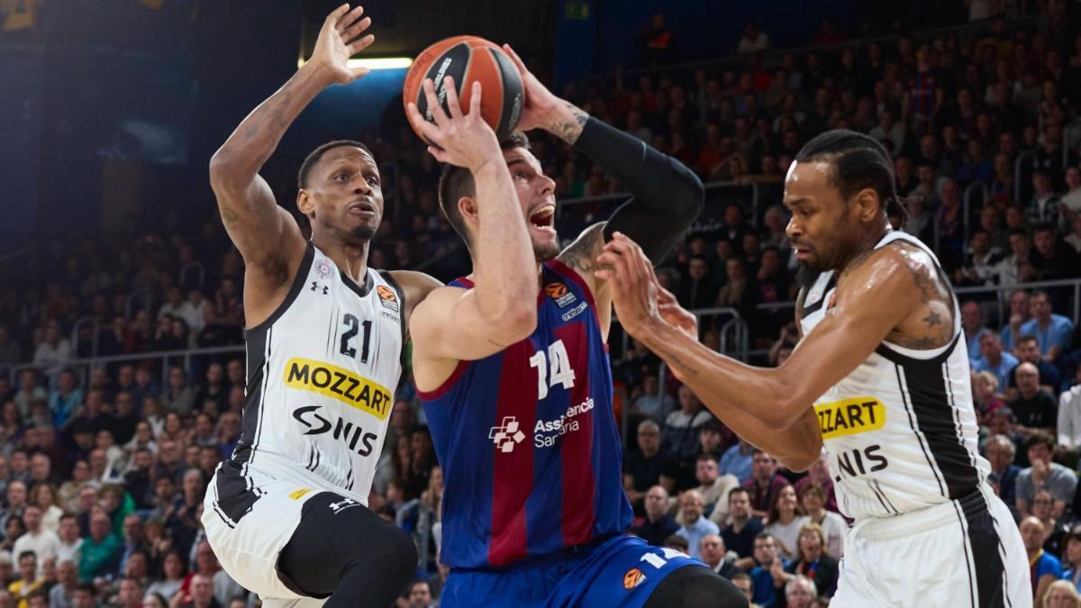 Kevin Punter, en el partido de la pasada temporada disputado en el Palau