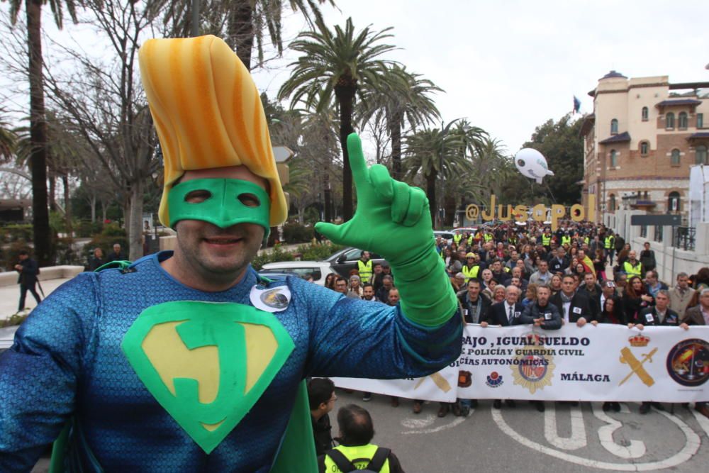 Manifestación de Jusapol en Málaga