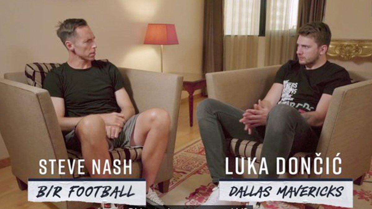 Nash y Doncic charlaron sobre fútbol y Cristiano Ronaldo