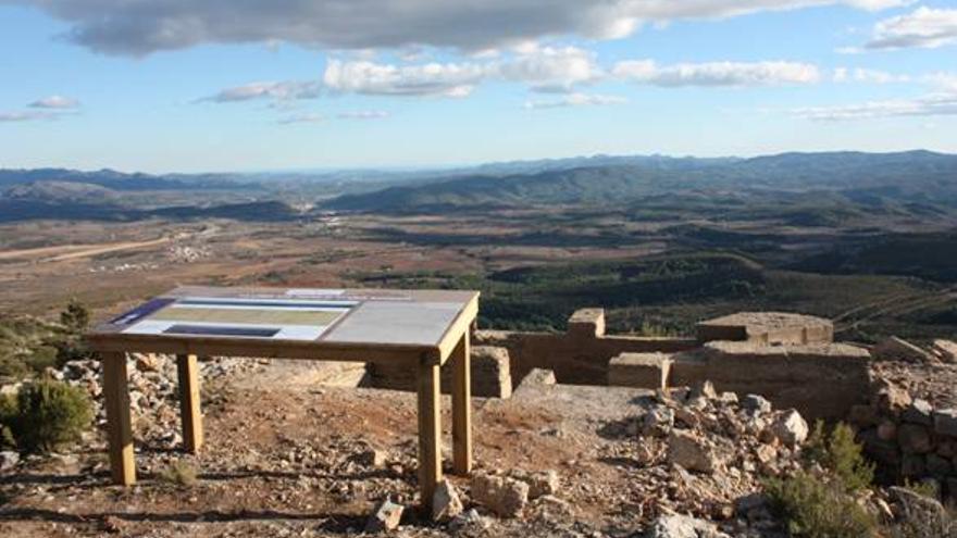 Posición fortificada en el Alto de Ragudo.