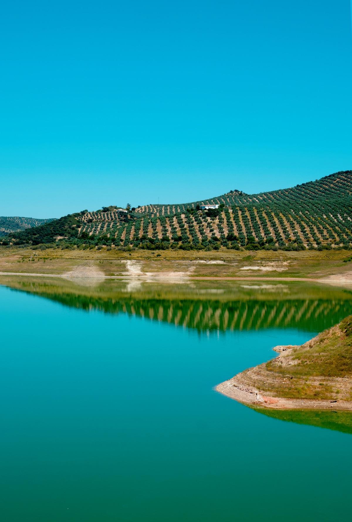 El embalse de Iznájar (Córdoba)