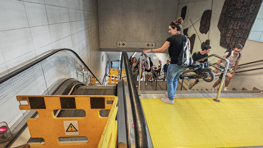 Renfe arregla parcialmente las averías de la estación Elx Parc