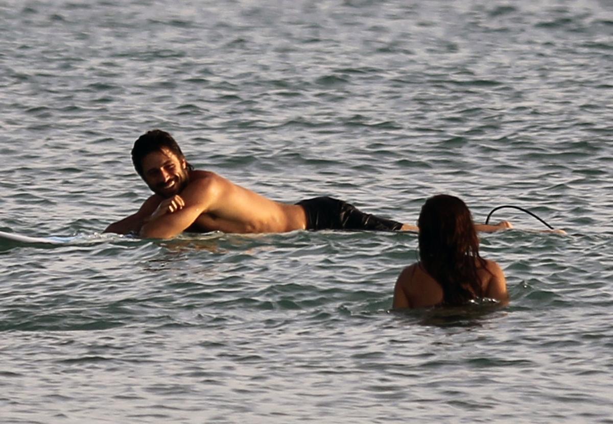 Hiba Abouk y Hugo Silva disfrutan de las playas de Cádiz en el verano de 2011