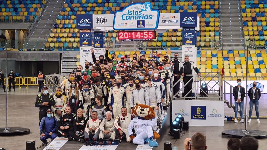 Inauguración del 45º Rally Islas Canarias en el Gran Canaria Arena
