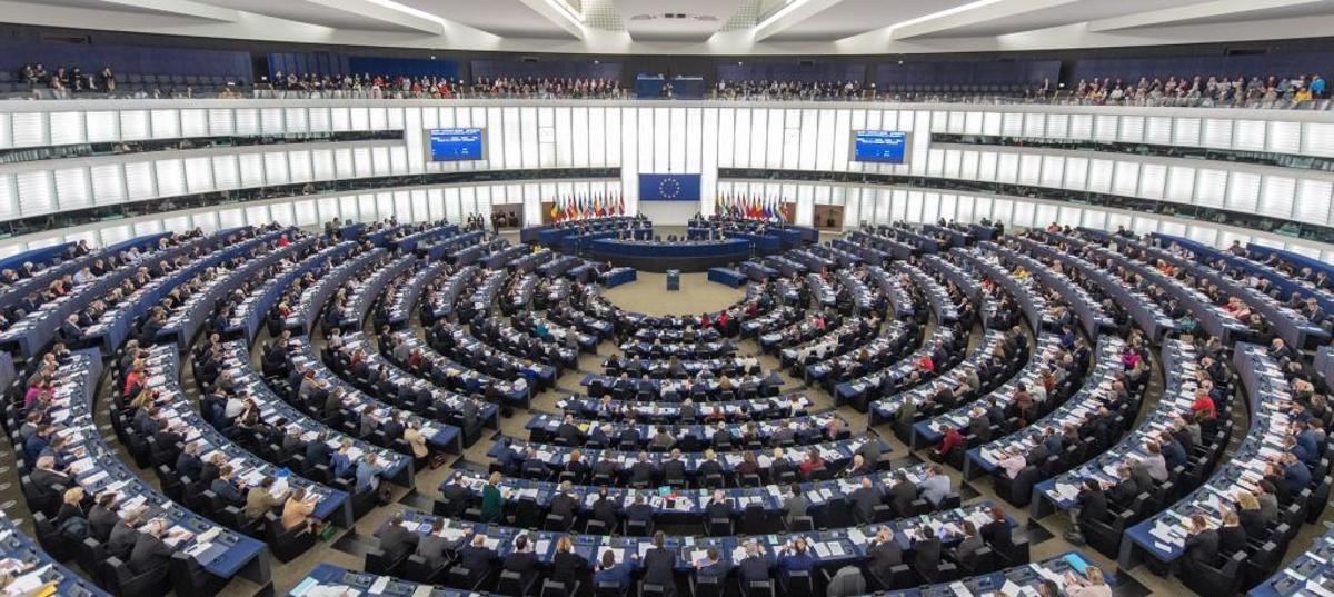 El parlamento europeo en una imagen de archivo.