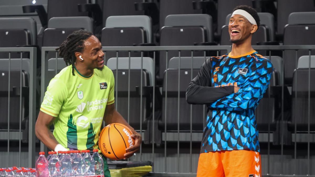 Kameron Taylor, antes de medirse a sus excompañeros del Unicaja.